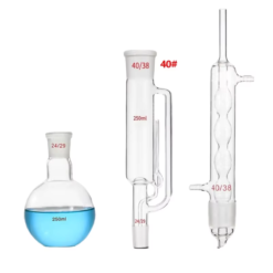 Bộ chiết Soxhlet thủy tinh (150 - 5000ml) 3 Bo chiet Soxhlet 250ml sinh han thang