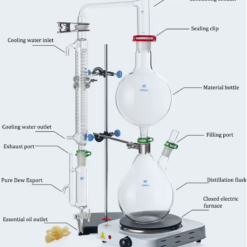 Bộ chưng cất tinh dầu thủy tinh