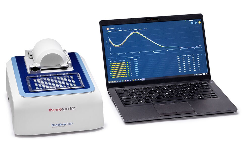 Máy quang phổ NanoDrop Ultra/ Eight/ Lite Plus Thermo Fisher 4 NanoDrop Eight Thermo Fisher