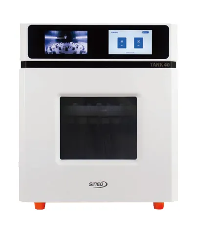 Máy phá mẫu bằng sóng siêu âm SINEO TANK 40 May pha mau bang song sieu am SINEO TANK 40